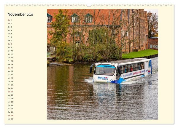 Produktbild: L&uuml;beck, Stadt auf der Insel (hochwertiger Premium Wandkalender 2026 DIN A2 quer), Kunstdruck in Hochglanz