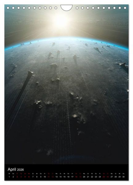 Produktbild: Weit entfernte Welten (Wandkalender 2026 DIN A4 hoch), CALVENDO Monatskalender