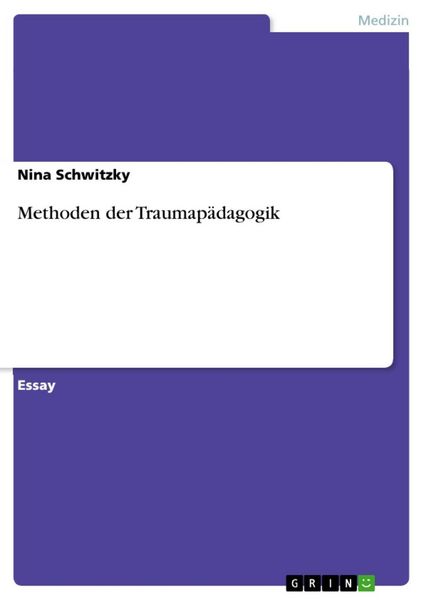 Produktbild: Methoden der Traumap&auml;dagogik