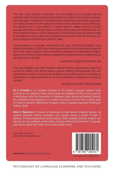 Produktbild: Contemporary Language Motivation Theory