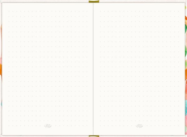 Produktbild: Notizbuch DIN A5 &ndash; Just Notes (Green Flower)