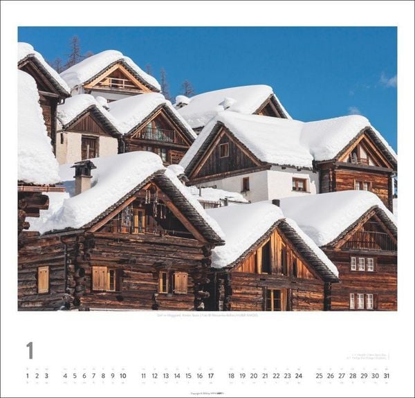 Produktbild: Schweiz Kalender 2027 - Sch&ouml;nste Landschaften und Ansichten