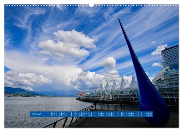 Produktbild: Vancouver - Tr&auml;umen zwischen Wolken und Meer (hochwertiger Premium Wandkalender 2026 DIN A2 quer), Kunstdruck in Hochglanz