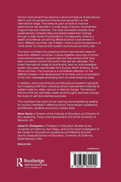 Produktbild: Improving Schools and Educational Systems