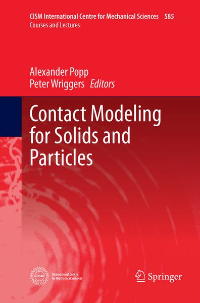 Produktbild: Contact Modeling for Solids and Particles