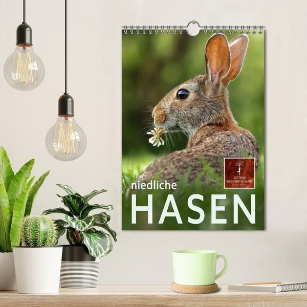 Produktbild: Niedliche Hasen (Wandkalender 2026 DIN A4 hoch), CALVENDO Monatskalender