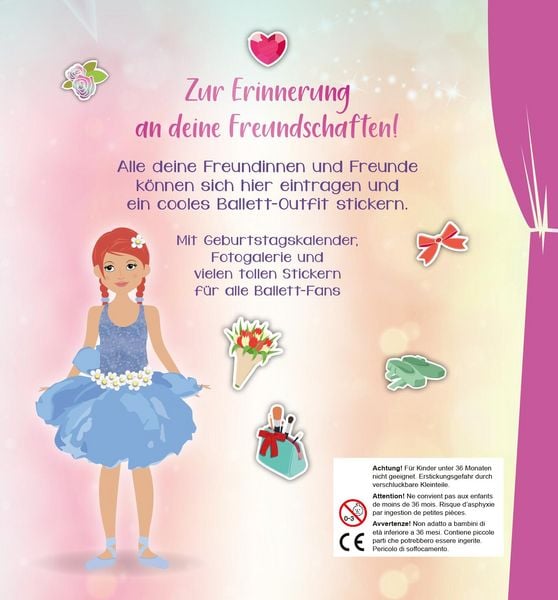 Produktbild: Sticker-Anziehpuppen &ndash; Mein Freundebuch (Ballerina)