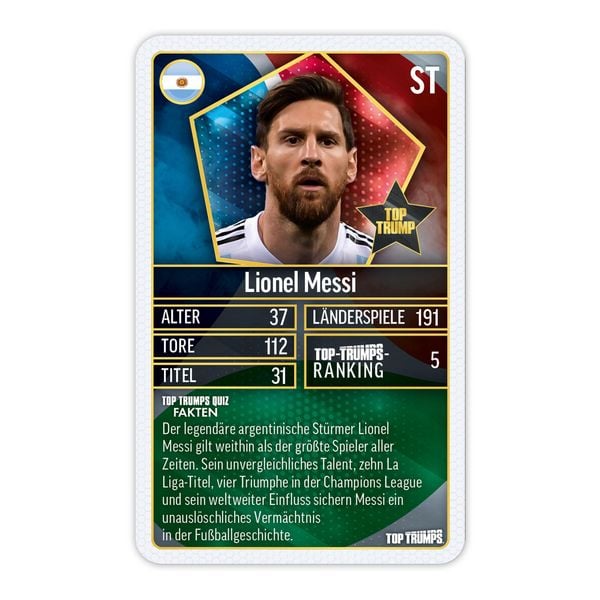 Produktbild: Top Trumps Geschenkset Weltfussball Stars (inkl. Fu&szlig;ball)