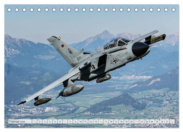 Produktbild: Panavia Tornado - The Multirole Fighter (Tischkalender 2026 DIN A5 quer), CALVENDO Monatskalender