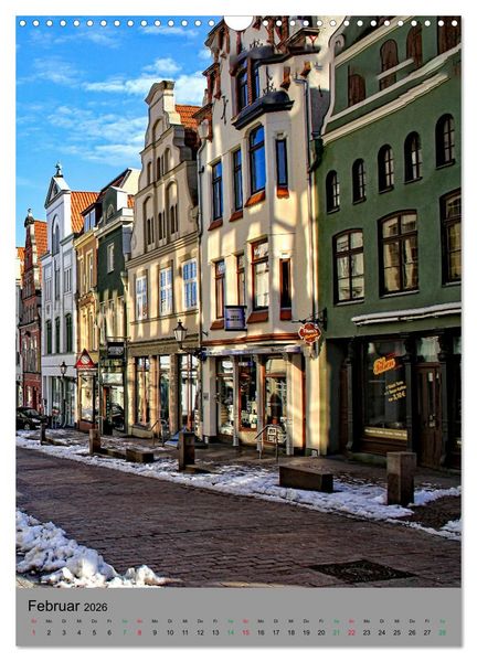 Produktbild: Wismar - Stadtspaziergang (Wandkalender 2026 DIN A3 hoch), CALVENDO Monatskalender