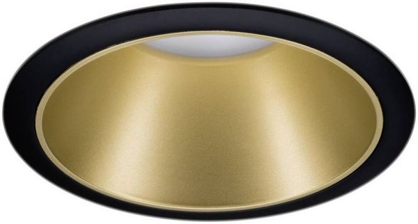 Produktbild: Paulmann 93395 LED-Einbauleuchte GU10 Schwarz (matt), Gold