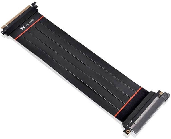 Thermaltake PCIe Riser Kabel PCIe 4.0 PCIe x16 Stecker, PCIe x16 Buchse 0.30 m Schwarz AC-058-CO1OTN-C1