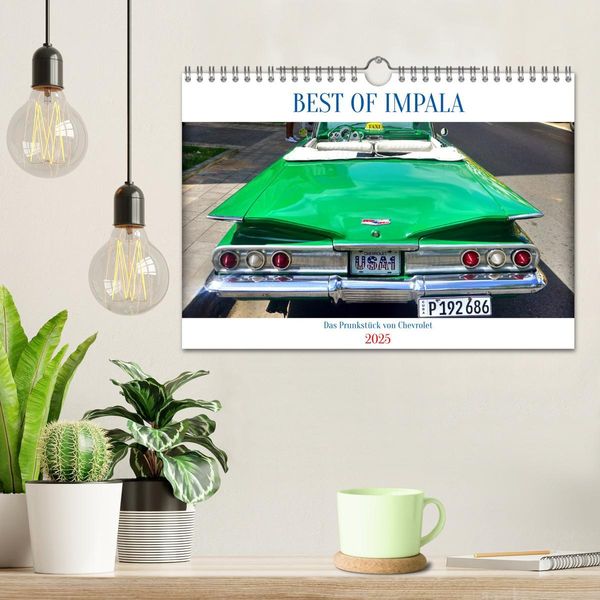 Produktbild: BEST OF IMPALA - Das Prunkst&uuml;ck von Chevrolet (Wandkalender 2025 DIN A4 quer), CALVENDO Monatskalender