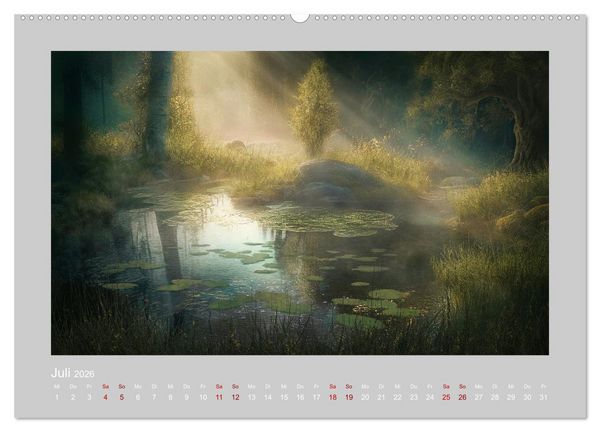 Produktbild: Wald der M&auml;rchen (hochwertiger Premium Wandkalender 2026 DIN A2 quer), Kunstdruck in Hochglanz