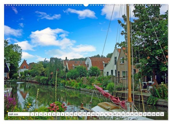 Produktbild: Idylle am Ijsselmeer (Wandkalender 2026 DIN A2 quer), CALVENDO Monatskalender
