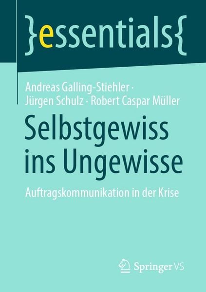 Produktbild: Selbstgewiss ins Ungewisse