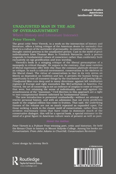 Produktbild: Unadjusted Man in the Age of Overadjustment
