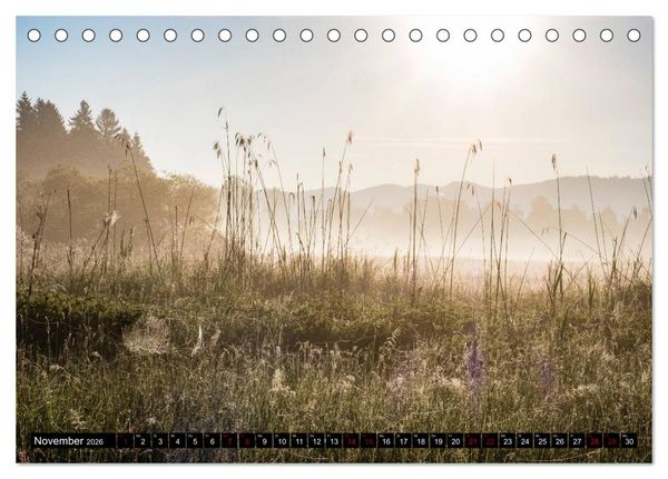 Produktbild: Ausflugsziele rund um Isny (Tischkalender 2026 DIN A5 quer), CALVENDO Monatskalender