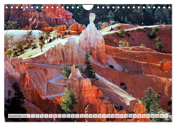 Produktbild: Bryce Canyon, Wunder der Natur (Wandkalender 2026 DIN A4 quer), CALVENDO Monatskalender