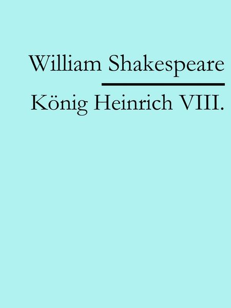 Produktbild: K&ouml;nig Heinrich VIII.