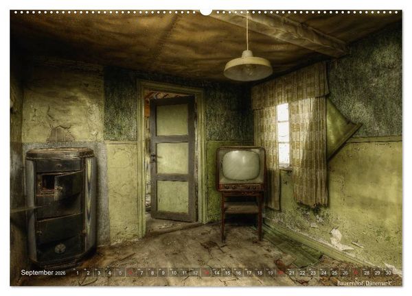Produktbild: Lost in Decay 2026 - Die &Auml;sthetik des Verfalls (hochwertiger Premium Wandkalender 2026 DIN A2 quer), Kunstdruck in Hochglanz