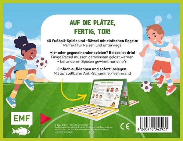 Produktbild: Der ultimative Spielblock: Kopf gegen Kopf &ndash; Fu&szlig;ball: Ran an den Ball!