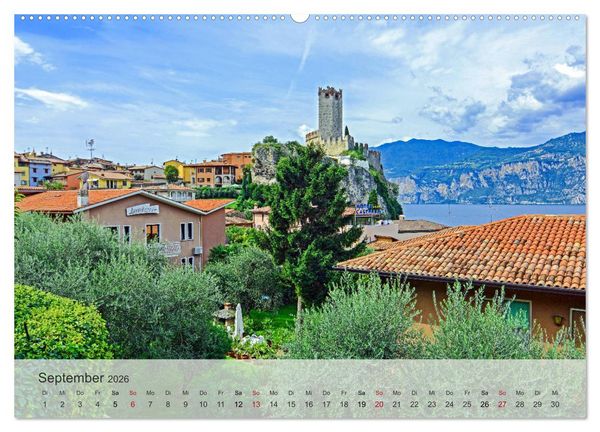 Produktbild: Gardasee - lago di Garda by Sascha Ferrari (Wandkalender 2026 DIN A2 quer), CALVENDO Monatskalender