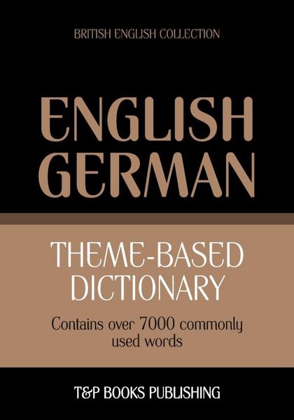 Produktbild: Theme-based dictionary British English-German - 7000 words
