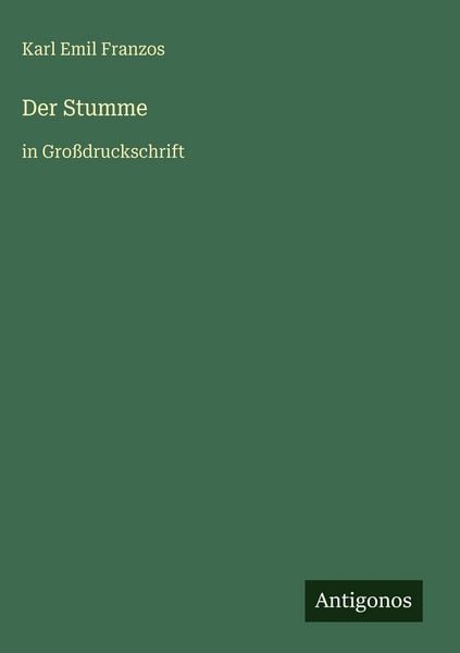 Produktbild: Der Stumme