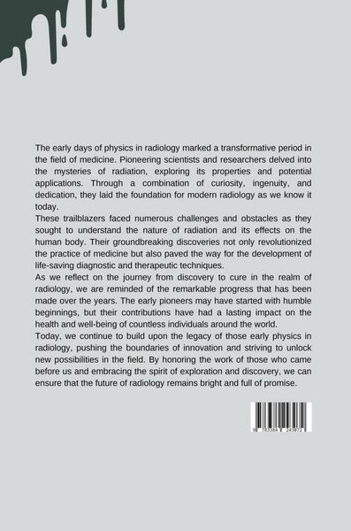 Produktbild: From Discovery to Cure: The Early Days of Physics in Radiology