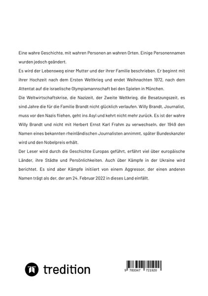 Produktbild: Schicksalsjahre einer Mutter