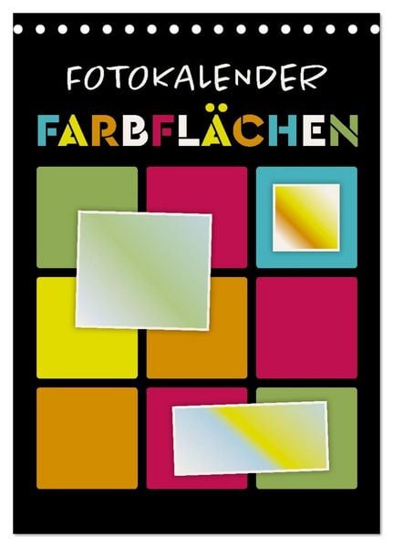 Produktbild: Fotokalender FARBFL&Auml;CHEN (Tischkalender 2027 DIN A5 hoch), CALVENDO Monatskalender