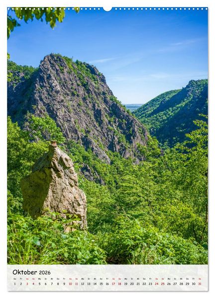 Produktbild: Das Bodetal - Der Grand Canyon des Ostens (hochwertiger Premium Wandkalender 2026 DIN A2 hoch), Kunstdruck in Hochglanz