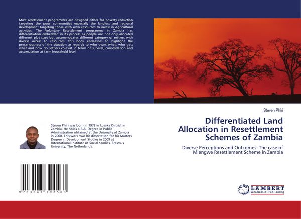 Produktbild: Differentiated Land Allocation in Resettlement Schemes of Zambia