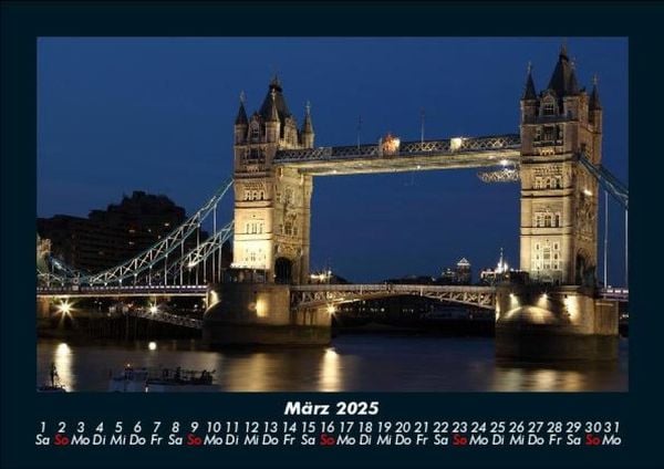 Produktbild: London 2025 Fotokalender DIN A5