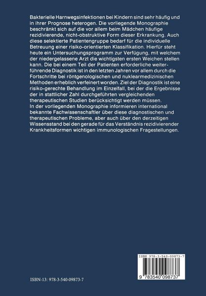 Produktbild: Rezidivierende nicht-obstruktive Harnwegsinfektionen bei Kindern