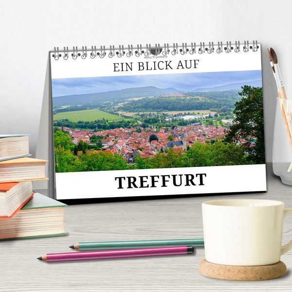 Produktbild: Ein Blick auf Treffurt (Tischkalender 2026 DIN A5 quer), CALVENDO Monatskalender