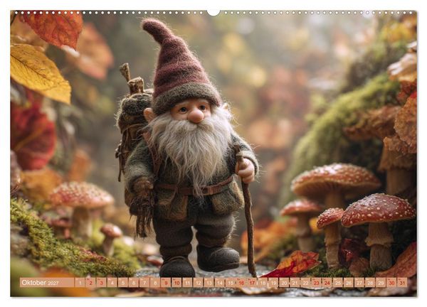 Produktbild: Wichtelgl&uuml;ck zwischen Wald und Wiese (Wandkalender 2027 DIN A2 quer), CALVENDO Monatskalender