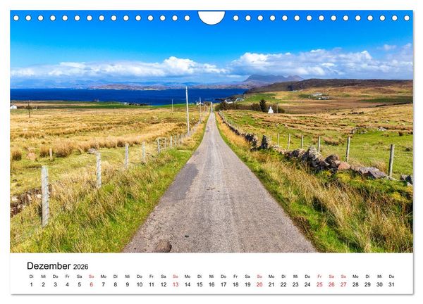 Produktbild: North Coast 500 - Schottlands Traumstra&szlig;e (Wandkalender 2026 DIN A4 quer), CALVENDO Monatskalender