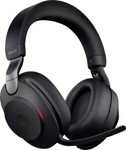 Produktbild: Jabra Evolve2 85 UC Telefon Over Ear Headset Bluetooth&reg;, kabelgebunden Stereo Schwarz Mikrofon-Rauschunterdr&uuml;ckung Lautst&auml;rkeregelung, Batterielad