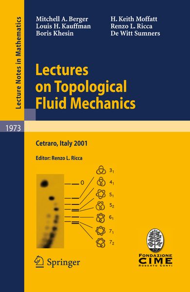 Produktbild: Lectures on Topological Fluid Mechanics