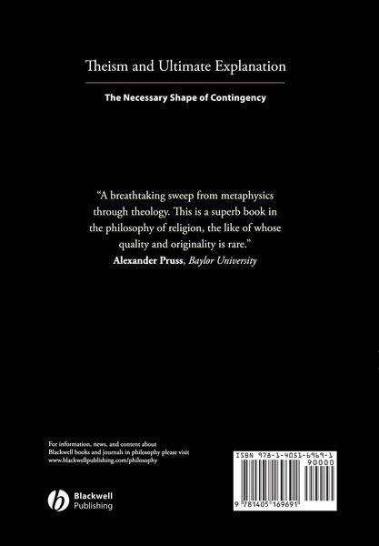 Produktbild: Theism and Ultimate Explanation