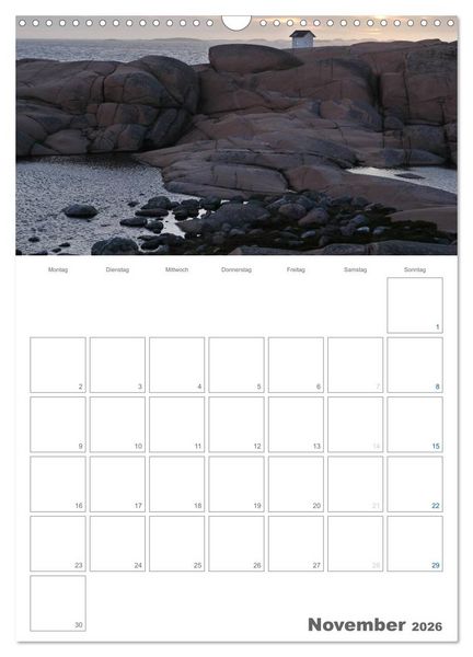 Produktbild: Typisch Schwedisch Bohusl&auml;n (Wandkalender 2026 DIN A3 hoch), CALVENDO Monatskalender