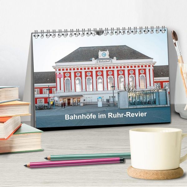 Produktbild: Bahnh&ouml;fe im Ruhr-Revier (Tischkalender 2027 DIN A5 quer), CALVENDO Monatskalender