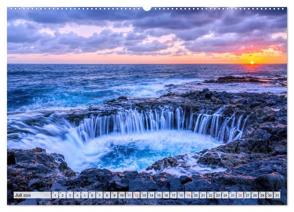 Produktbild: Kanarische Inseln - Vulkanische Natursch&ouml;nheiten (Wandkalender 2026 DIN A2 quer), CALVENDO Monatskalender