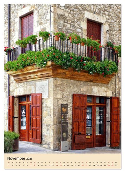 Produktbild: Besal&uacute; - Mittelalter im Hinterland der Costa Brava (hochwertiger Premium Wandkalender 2026 DIN A2 hoch), Kunstdruck in Hochglanz