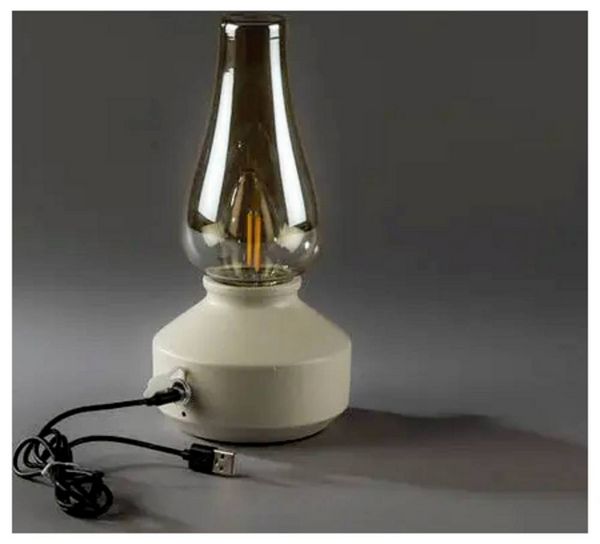 Produktbild: Konstsmide 4130-205 Akku-Tischlampe Warmwei&szlig; Wei&szlig;