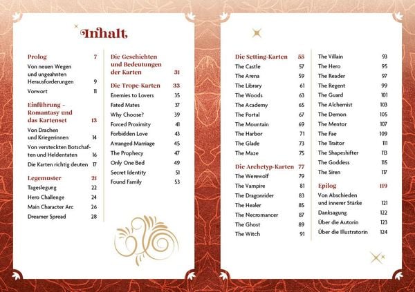 Produktbild: Kartenset: Romantasy-Orakel | Nutze die Botschaften der beliebtesten Tropes, Archetypen und Settings