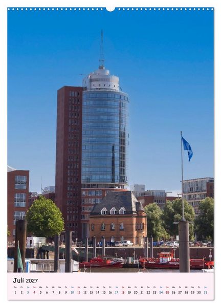 Produktbild: Hamburg &ndash; Wo eine Weltstadt auf Wasser trifft (hochwertiger Premium Wandkalender 2027 DIN A2 hoch), Kunstdruck in Hochglanz