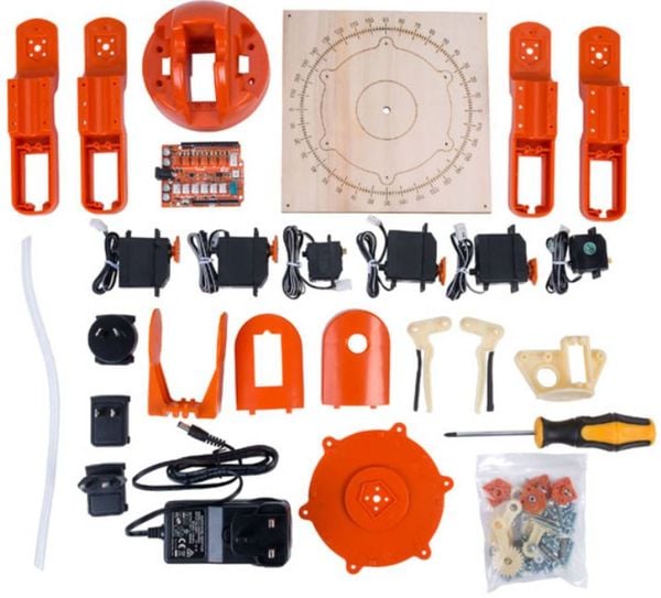 Produktbild: Arduino Roboterarm Bausatz T050000 TinkerKit Braccio Robotic Arm T050000